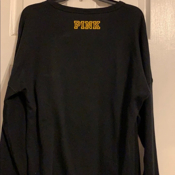 Victoria Secret Pink-cropped army sweatshirt - Picture 2 of 7